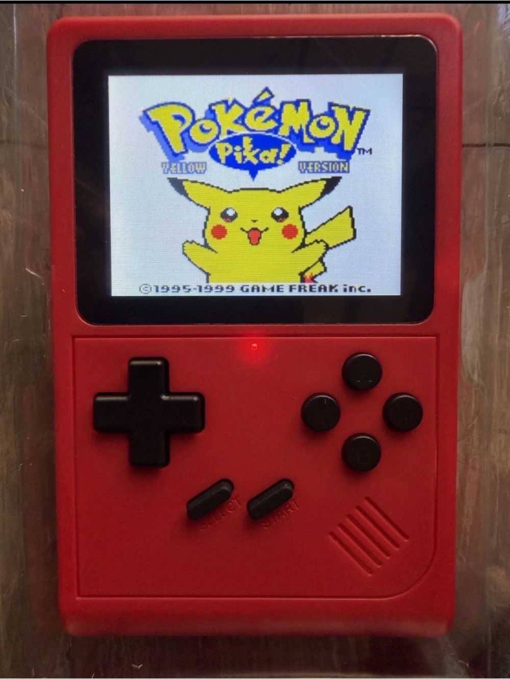 Portable Red Handheld Game Console - Classic Retro Gaming 6000 legendary games.